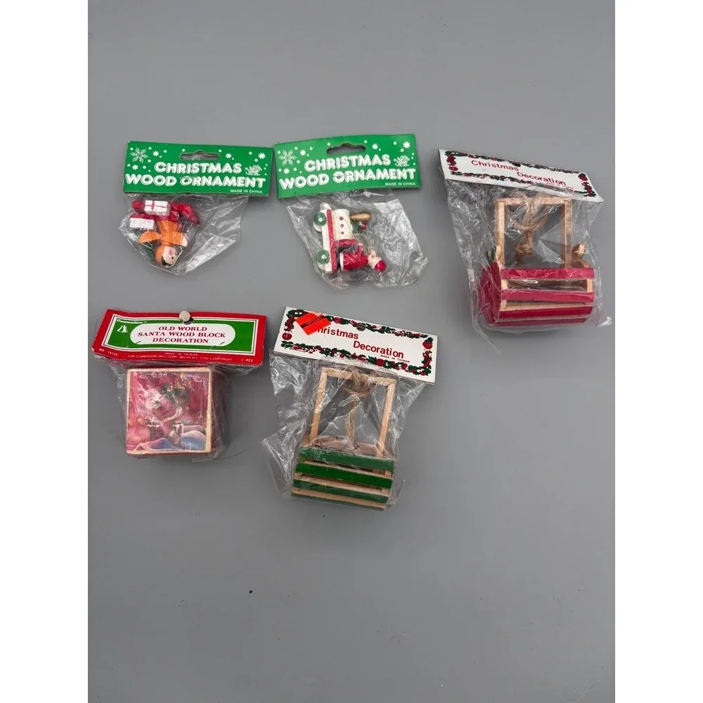 VTG Christmas Ornaments Lot 17 Brass Horse Wood Nutcracker Soldier Humpty Dumpty